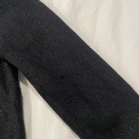 Valerie Stevens Petites Metallic Wool Cardigan - Picture 8 of 9